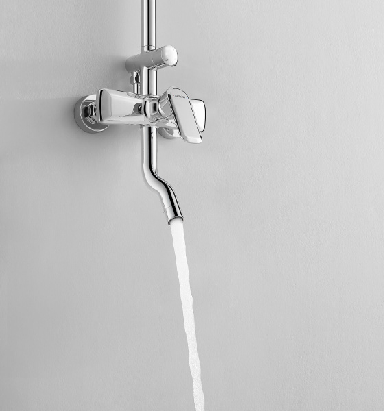 Душевая система с изливом Arrow AG3311CP хром